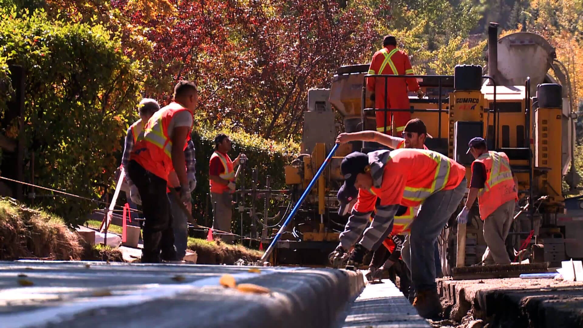 Concrete Finishers ALSA Road Construction